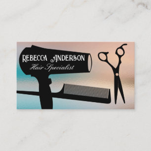 Hair Cutting Tools   Salon Appointment Card