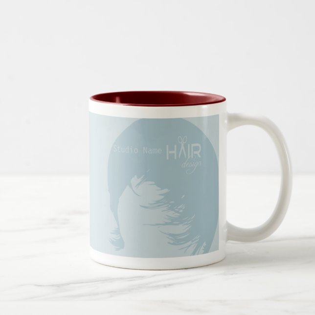 Hair Design 1 - Mug, Cup (Right)