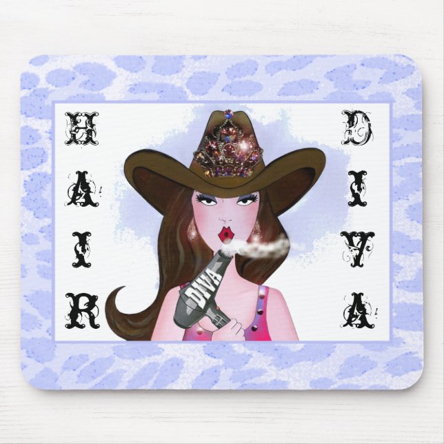 Hair DIVA Mouse Mat (Front)