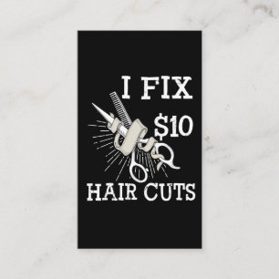 Hair Dresser Barber Hair Stylist Gift Salon Owner Business Card
