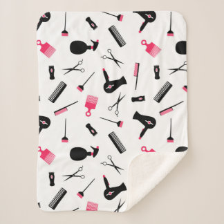 Hair Dresser Sherpa Blanket