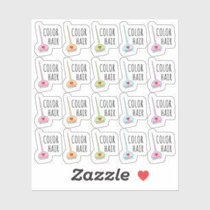 Hair Dye Reminder Colouring Hair Mini Bujo Planner