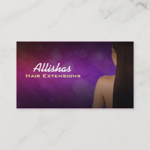 Hair Extensions Business Cards