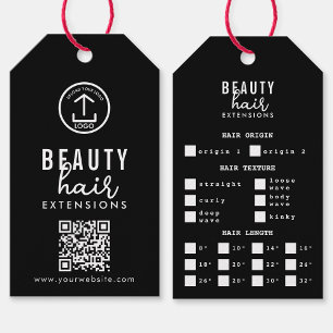 Hair Extensions Packaging Hang Tag Hair Brand Logo