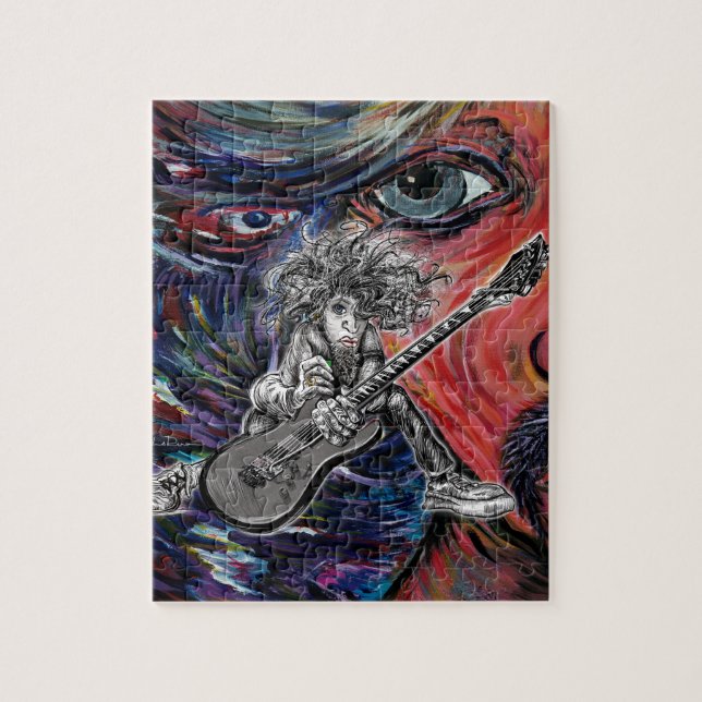 Hair Guitar Jigsaw Puzzle (Vertical)