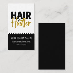 Hair hustler business card