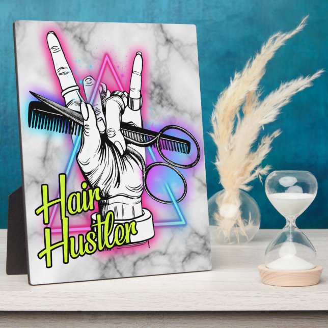Hair Hustler Plaque (Side)