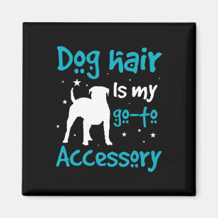 Hair Is Go-to Accessory - American Bulldog Magnet