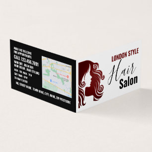 Hair Logo, Hair Stylist, Hair Salon Loyalty Card, Business Card