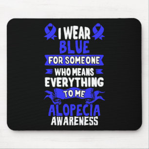 Hair Loss Awareness - Alopecia Areata Mouse Mat