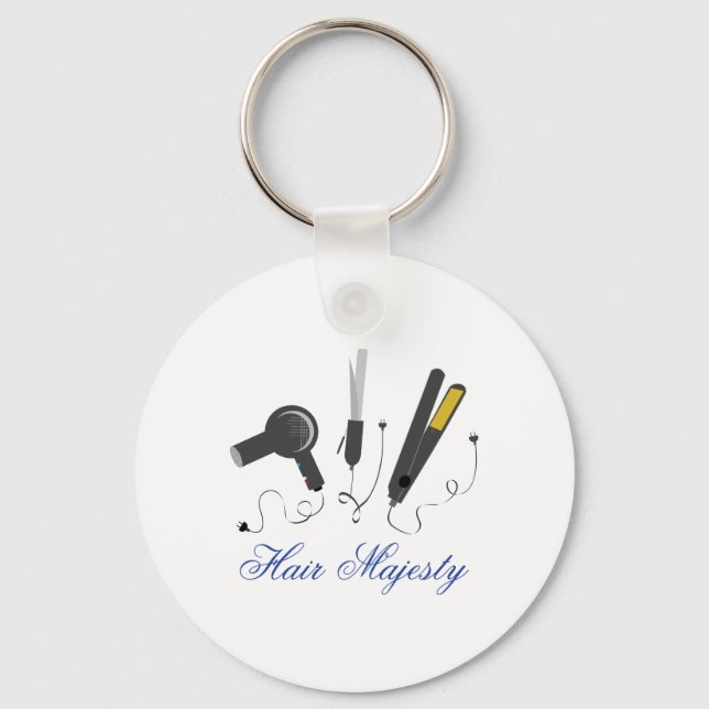 Hair Majesty Key Ring (Front)