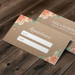 Hair & Makeup Artist Rustic Floral Appointment