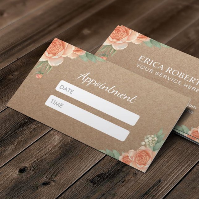 Hair & Makeup Artist Rustic Floral Appointment (Creator Uploaded)