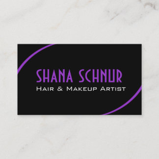 Hair & Makeup Business Card