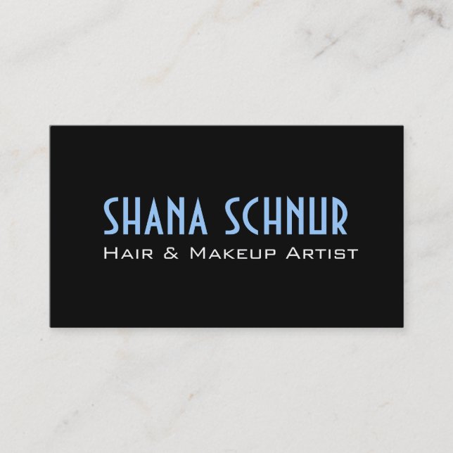 Hair & Makeup Business Card (Front)