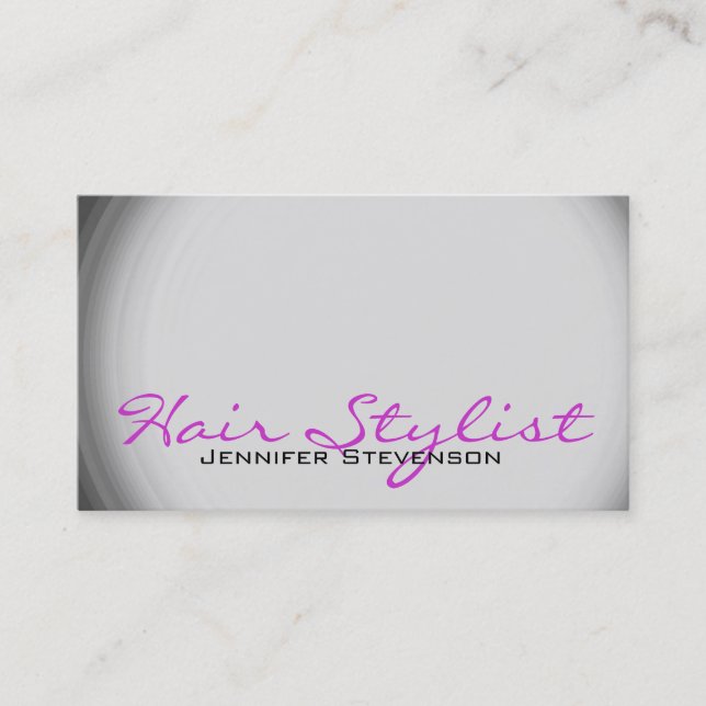 Hair Makeup Cosmetologist Professional Business Card (Front)