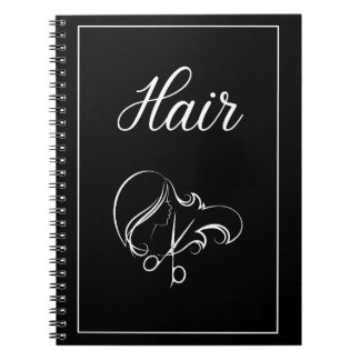 Hair Notebook | Black Notebook