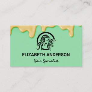 Hair Product Dye   Beauty Logo Business Card