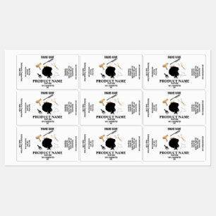 Hair Product Label template package product 