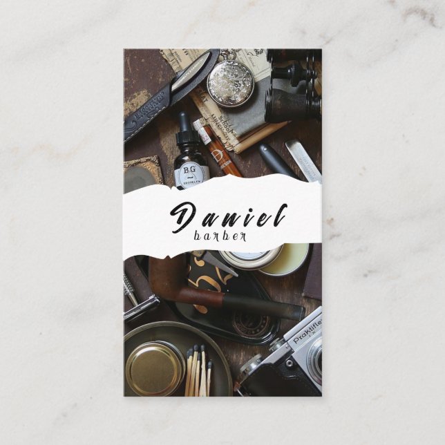 Hair Professionals Make a Lasting Impression Business Card (Front)