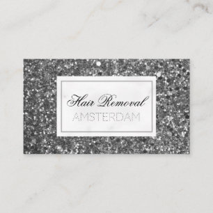 Hair Removal Marble Business Card