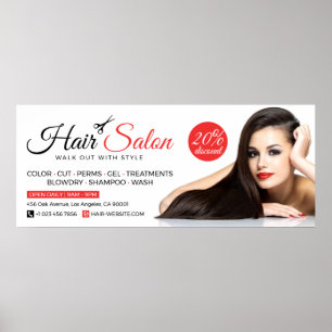 Hair Salon, Beauty Salon, Hairdresser (horizontal) Poster