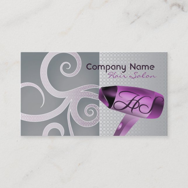 hair salon business card (Front)