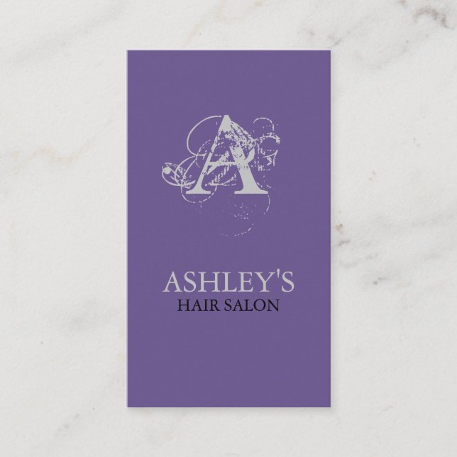 Hair Salon - Business Cards (Front)