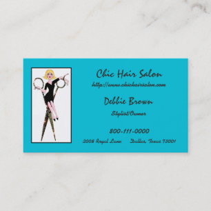 Hair Salon Business Cards With DIVAtude