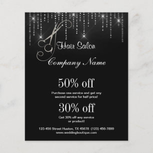 Hair Salon business personalised flyer