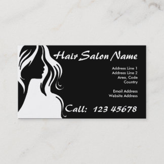 Hair Salon Business Theme Collection Card