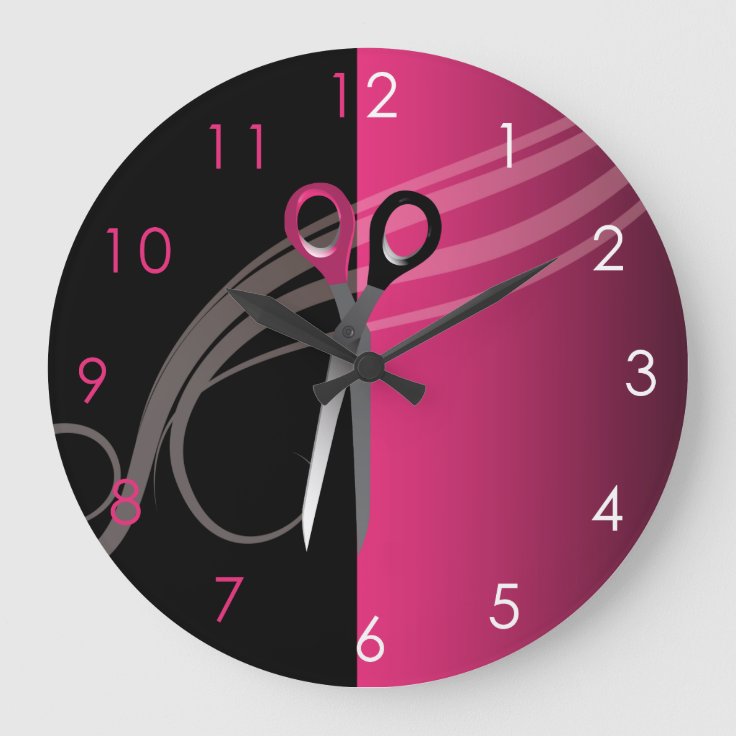 Hair Salon clock Zazzle