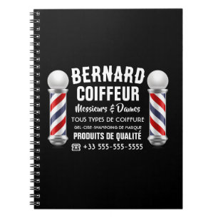Hair salon decoration notebook