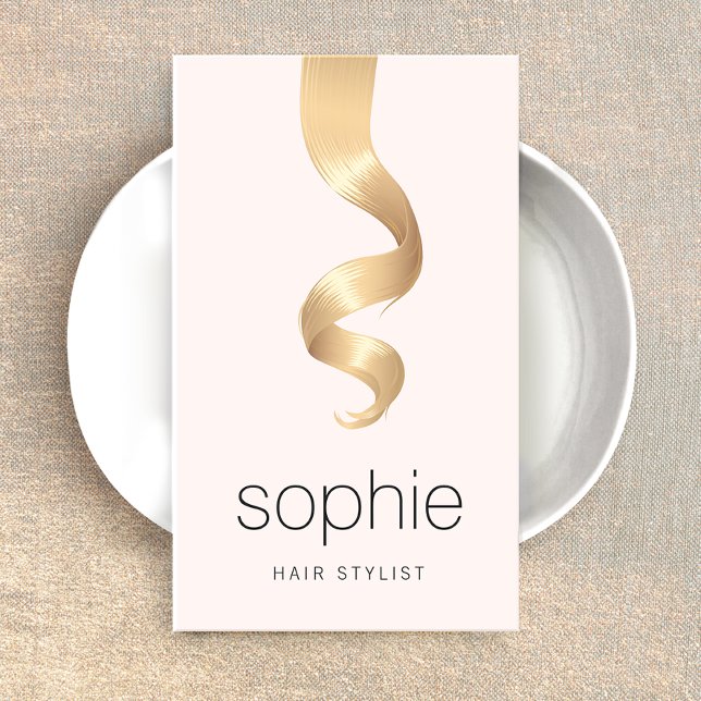 Hair Salon Hair Stylist, Colourist Business Card (Creator Uploaded)