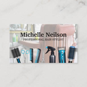 Hair Salon   Hair Stylist Tools Business Card