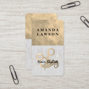 Hair Salon Logo   Beauty   Haircuts Business Card