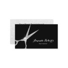 Hair Salon Modern Silver Glitter Appointment
