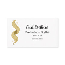 Hair Salon Personalised Business Card