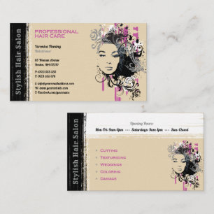 Hair Salon Professional Business Card