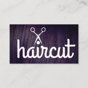 Hair   Salon Shears Business Card