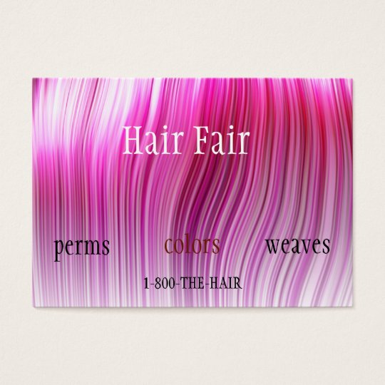 Hair Salon Style Business Cards