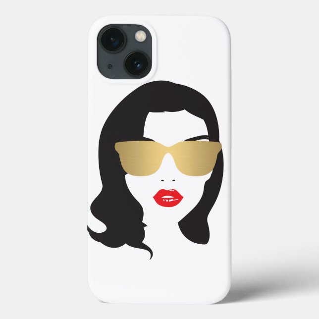 Hair Salon, Stylist, Beauty Girl Case-Mate iPhone Case (Back)