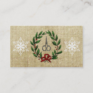 Hair salon stylist holiday coupon gift card xmas