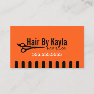 Hair Salon Stylist with Appointment Orange