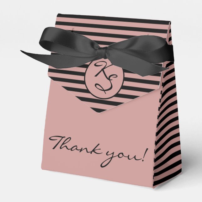 Hair Salon Thank You Promotional Gift Favour Box (Front Side)