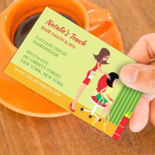 Hair Salon w/ Appointment Business Cards