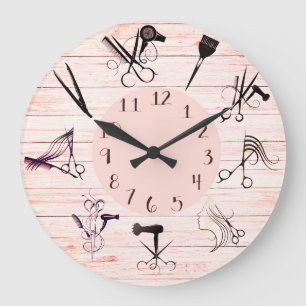 Hair Salon Wall Clock