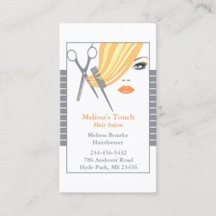 Hair Salon with Appointment Business Cards