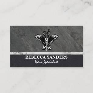 Hair Scissors Clippers   Beauty Business Card
