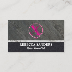 Hair Scissors   Salon Logo Business Card